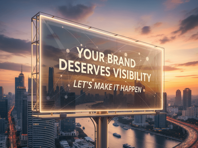 Your Brand Deserves Visibility. Let’s Make It Happen.